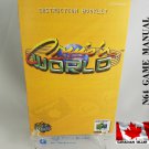 MANUAL N64 - CRUIS 'N WORLD - Nintendo64 Replacement Instruction Manual Booklet