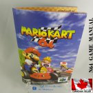 MANUAL N64 - MARIO KART 64 - Nintendo64 Replacement Instruction Manual Booklet