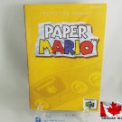 MANUAL N64 - PAPER MARIO - Nintendo64 Replacement Instruction Manual Booklet