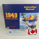 MANUAL NES - 1943 - Nintendo Replacement Instruction Manual Booklet