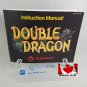MANUAL NES - DOUBLE DRAGON - Nintendo Replacement Instruction Manual Booklet