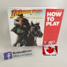 MANUAL NES - INDIANA JONES THE LAST CRUSADE - Nintendo Replacement Instruction Manual Booklet