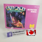 MANUAL NES - KID NIKI RADICAL NINJA - Nintendo Replacement Instruction Manual Booklet