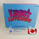 MANUAL NES - KIRBY'S ADVENTURES - Nintendo Replacement Instruction Manual Booklet