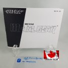 MANUAL NES - METAL GEAR - Nintendo Replacement Instruction Manual Booklet