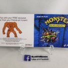 MANUAL NES - MONSTER IN MY POCKET - Nintendo Replacement Instruction Manual Booklet