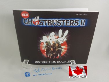 MANUAL NES - NEW GHOSTBUSTERS 2 - Nintendo Replacement Instruction Manual Booklet