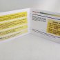 MANUAL NES - YOSHI - Nintendo Replacement Instruction Manual Booklet