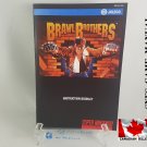 MANUAL SNES - BRAWL BROTHERS - Super Nintendo Replacement Instruction Manual Booklet
