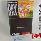 MANUAL SNES - RADICAL REX - Super Nintendo Replacement Instruction Manual Booklet