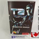MANUAL SNES - T2 TERMINATOR 2 JUDGMENT DAY - Super Nintendo Replacement Instruction Booklet