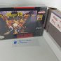 MIGHT & MAGIC 3 ISLES OF TERRA - SNES, Super Nintendo Custom Box w Insert Tray & PVC Protector