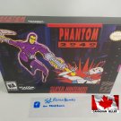 PHANTOM 2040 - SNES, Super Nintendo Custom replacement Box optional w  Insert Tray & PVC ProtecT