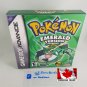 POKEMON EMERALD - Nintendo GBA Custom Replacement Box with Insert Tray & PVC Protector