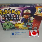 POKEMON PUZZLE LEAGUE - N64, Nintendo64 Custom replica Box optional w  Insert Tray & PVC Protector