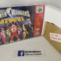 POWER RANGERS LIGHTSPEED RESCUE - N64, Nintendo64 replacement Box optional w Insert Tray & PVC
