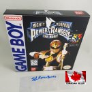 POWER RANGERS THE MOVIE - Nintendo Game Boy Custom Box optional w  Insert Tray & PVC Protector