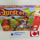 QUEST 64 - N64, Nintendo64 Custom replacement Box optional w  Insert Tray & PVC Protector