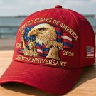 American 250th Anniversary Baseball Cap Embroidered Hat (3)