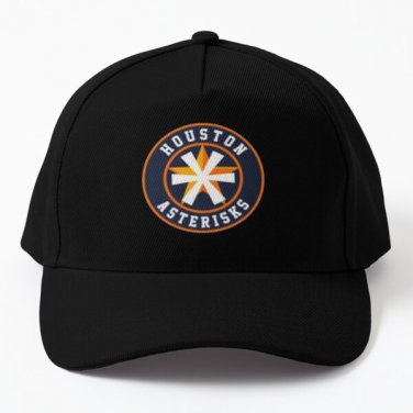 Houston Asterisks Classic T Shirt Baseball Cap Hat Casquette Black Mens Women