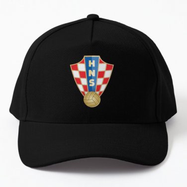 Hrvatski Nogometni Savez Baseball Cap Casquette Hat Women Black