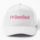I love DoorDash Pink Baseball Cap Unisex Hat Casquette Snapback