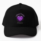 I wear purple for my mom Baseball Cap Unisex Hat Casquette Snapback