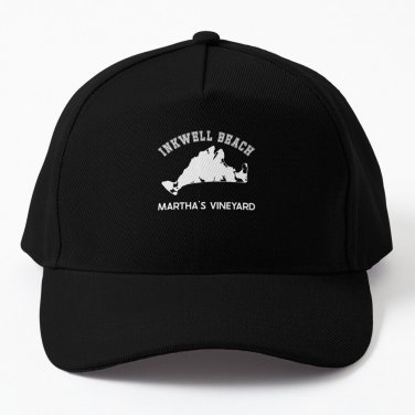 Inkwell Beach, Oak Bluffs, Martha's Vineyard, MA, Vintage Baseball Cap Hat Casquette Snapback