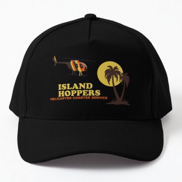 Island Hoppers Baseball Cap Hat Black Snapback Casquette Mens