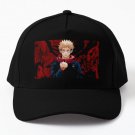 Itadori Yuji Black Flash Baseball Cap Hat Snapback Mens Casquette Black