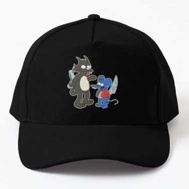 Itchy & Scratchy Art Baseball Cap Unisex Hat Casquette Snapback