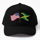 Jamaica USA Unity Flags Baseball Cap Unisex Hat Casquette Snapback