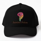 Jamba Juice Baseball Cap Hat Casquette Printed Black Snapback Hip Hop Sport