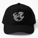 Japanese Phoenix and Dragon Design (Crimson) Baseball Cap Hat Casquette Snapback