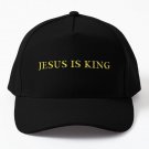 Jesus Is King Kanye West Yellow On Bl Baseball Cap Hat Printed Czapka