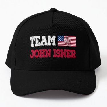 John Isner Baseball Cap Hat Hip Hop Snapback Women Mens Casquette Black