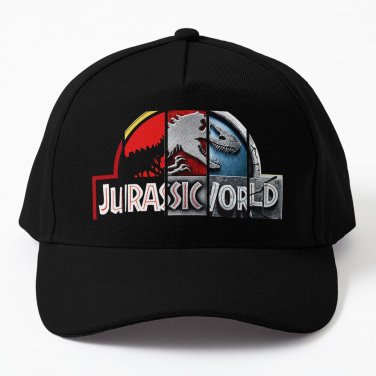 Jurassic World logo evolution. Birthday party gifts. Officially licensed merch. Cap Hat