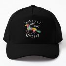Just A Girl Who Loves Horses Gift For Ho Baseball Cap Hat Casquette Czapka