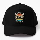 Just Row with It Rowing Rower Crew Team Oars Baseball Cap Hat Casquette Snapback