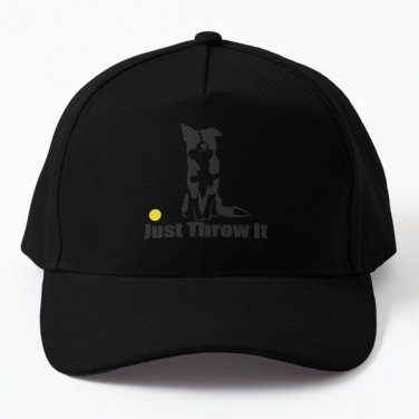 Just Throw It Border Collie Dog Nick Baseball Cap Hat Czapka Snapback Casquette