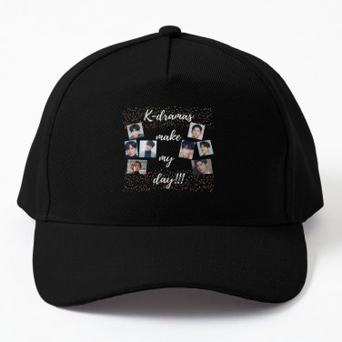 K-dramas make my day!!! Baseball Cap Unisex Hat Casquette Snapback
