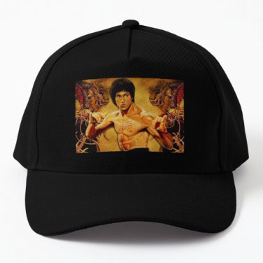 King The Dragon Baseball Cap Hat Snapback Black Mens Women Casquette