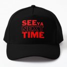 Kwik Trip See You Next Time Baseball Cap Hat Hip Hop Black Snapback Printed