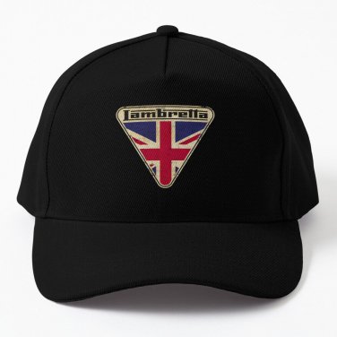 Lambretta Scooter Union Jack Logo Baseball Cap Unisex Hat Casquette Snapback