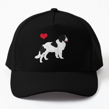 Landseer Newfoundland Baseball Cap Hat Printed Black Czapka Hip Hop Sport