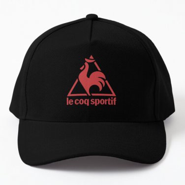 Le Coq Baseball Cap Hat Hip Hop Printed Casquette Black