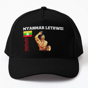 Lethwei Burmese Boxing Martial Art Baseball Cap Casquette Hat Women Mens
