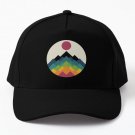 Life Is A Mountain Baseball Cap Hat Snapback Hip Hop Czapka Printed Casquette Black