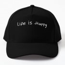 Life Is Happy Baseball Cap Hat Casquette Snapback Hip Hop Czapka