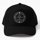 Lilith sigil white. Dark moon Goddess seal Baseball Cap Hat Casquette Snapback